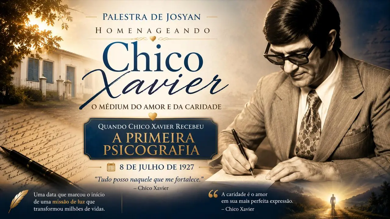 Homenagem a Chico Xavier - A Primeira Psicografia